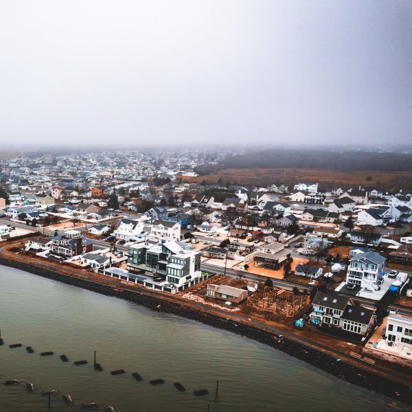 Aerial image of Forked River community, NJ